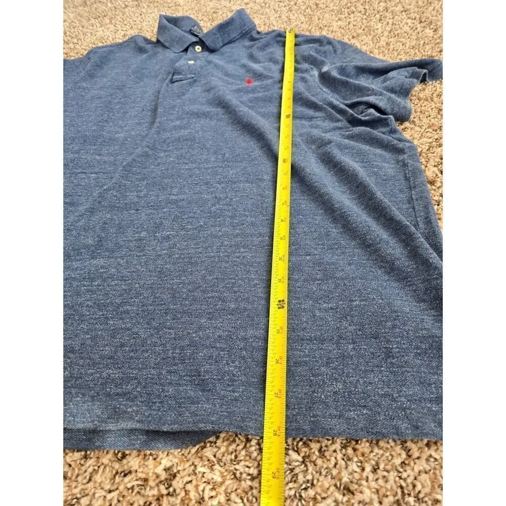 Polo Ralph Lauren Men’s Polo Shirt XXL Classic Fit Navy Blue Cotton Casual